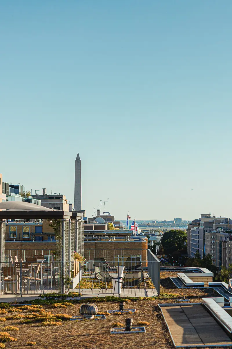 Washington DC rooftop venue view showing location context for event photography planning