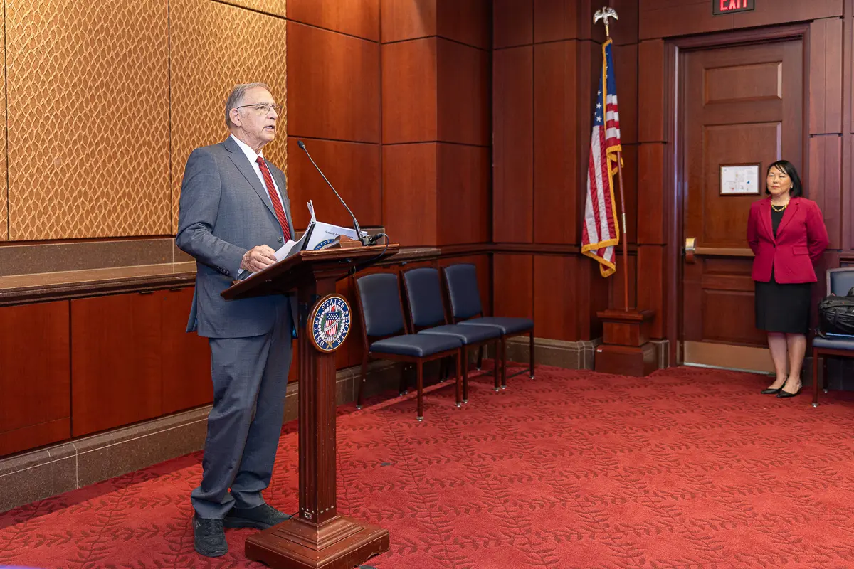 Senator John Boozman delivering a keynote at a Washington DC policy event with professional event photography coverage