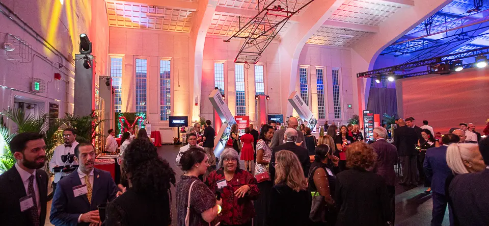 Corporate event guests networking in Washington DC with candid images useful for LinkedIn and social media content