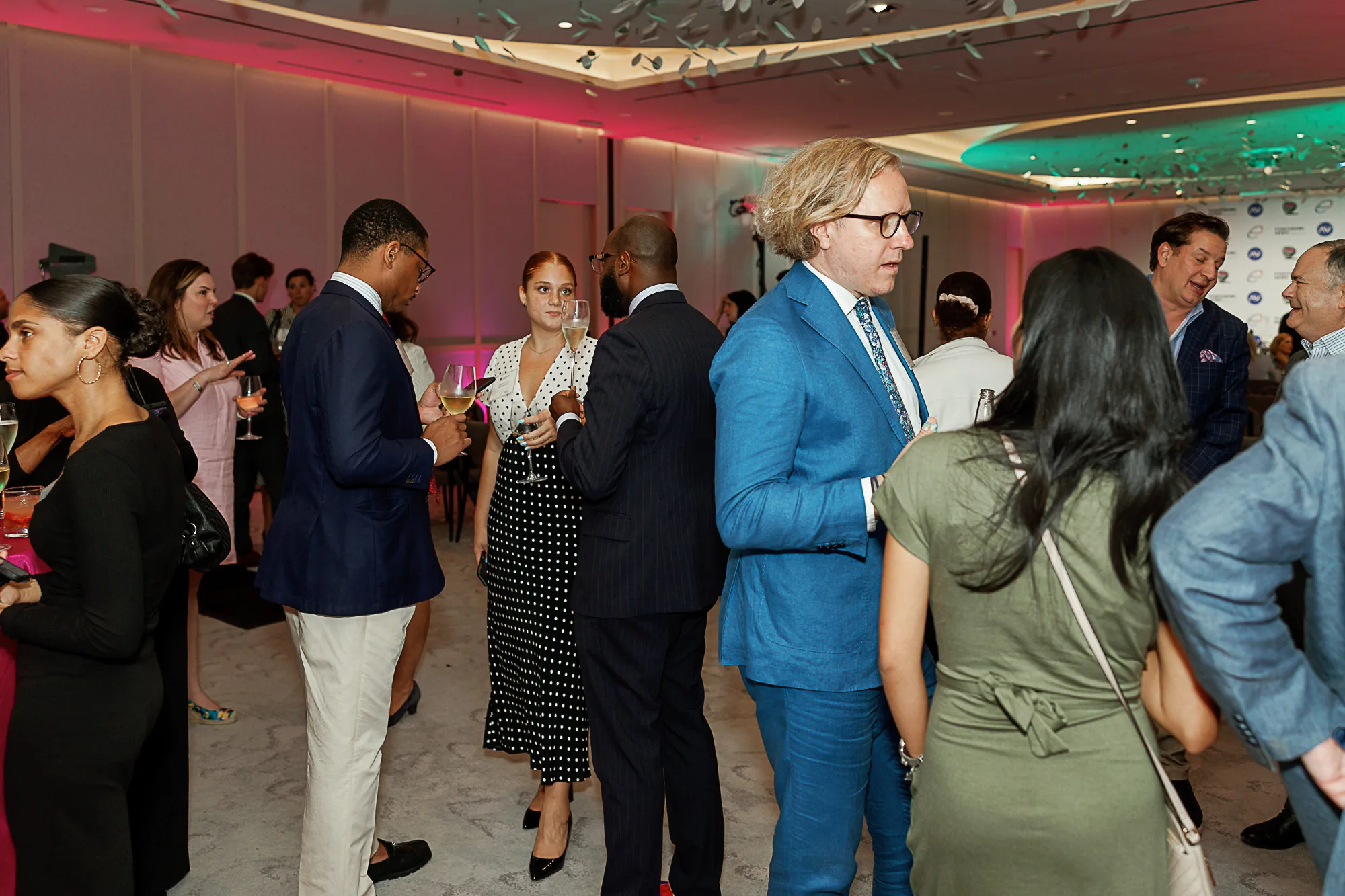 Women networking at Punchbowl News press conference Washington DC