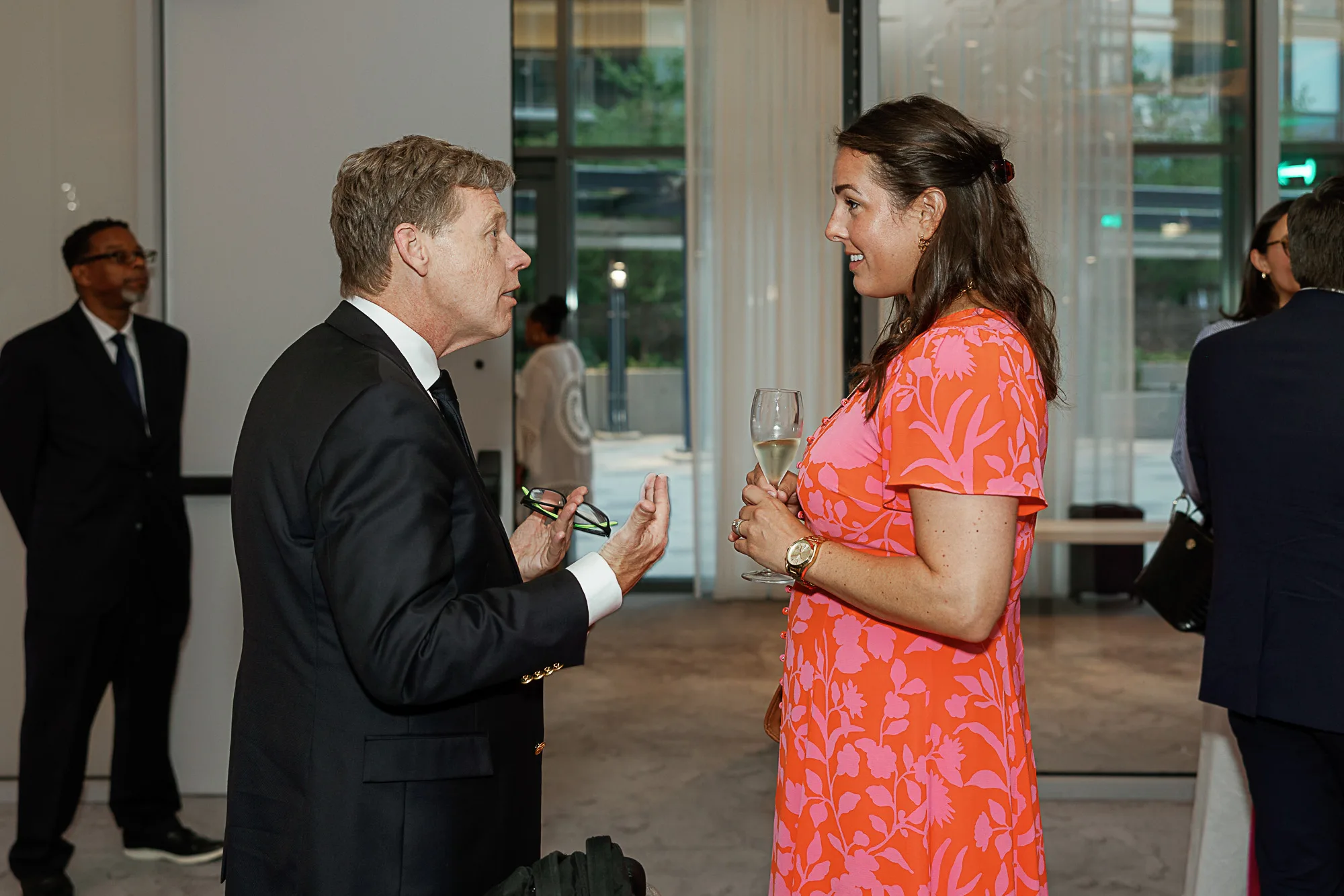 Two attendees at Punchbowl News press conference Washington DC