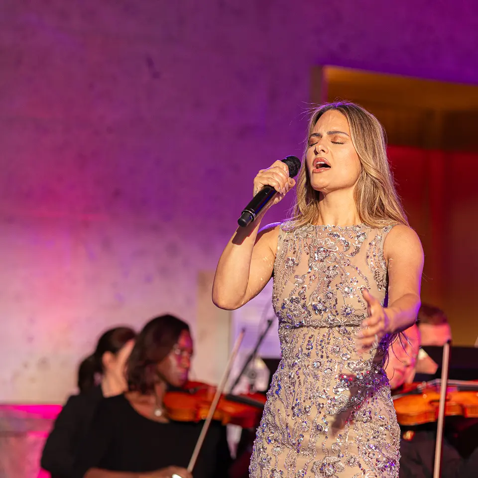 American Dream Orchestra opening gallery performance at the Milken Institute inauguration gala in Washington, DC