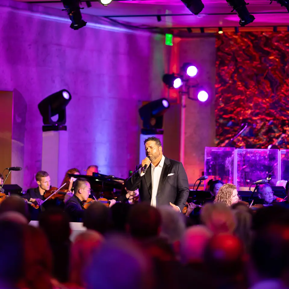 American Dream Orchestra live orchestra performance at the Milken Institute inauguration gala in Washington, DC