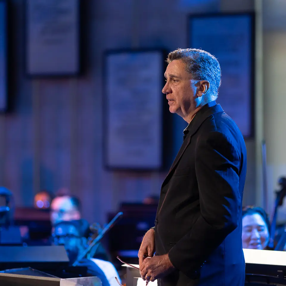 American Dream Orchestra concert performance close view at the Milken Institute inauguration gala in Washington, DC
