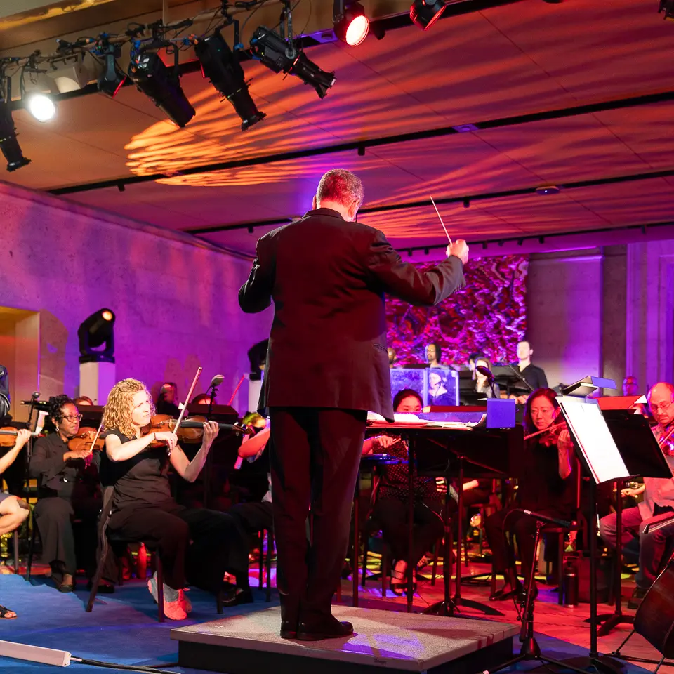 American Dream Orchestra american dream orchestra musicians at the Milken Institute inauguration gala in Washington, DC