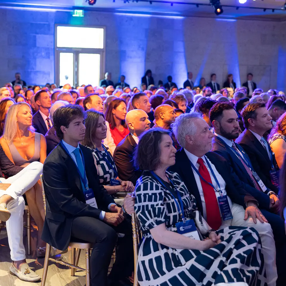 American Dream Orchestra orchestra gala atmosphere at the Milken Institute inauguration gala in Washington, DC