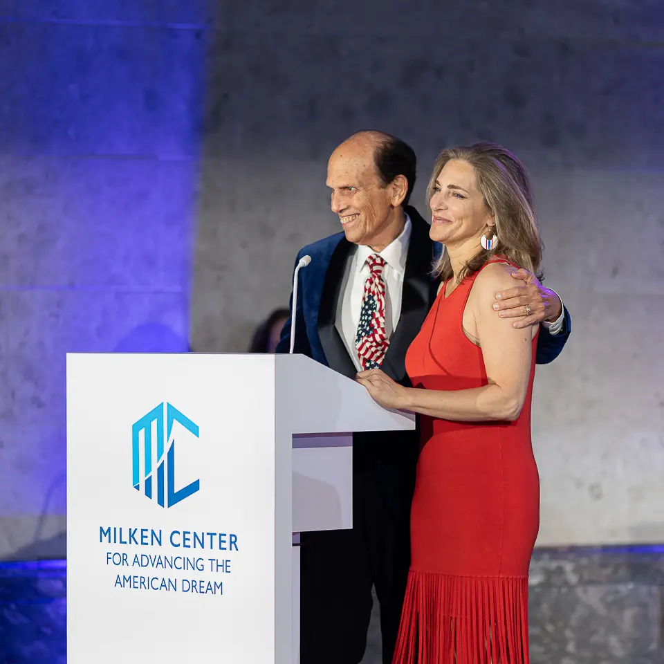 American Dream Orchestra gala stage performance at the Milken Institute inauguration gala in Washington, DC