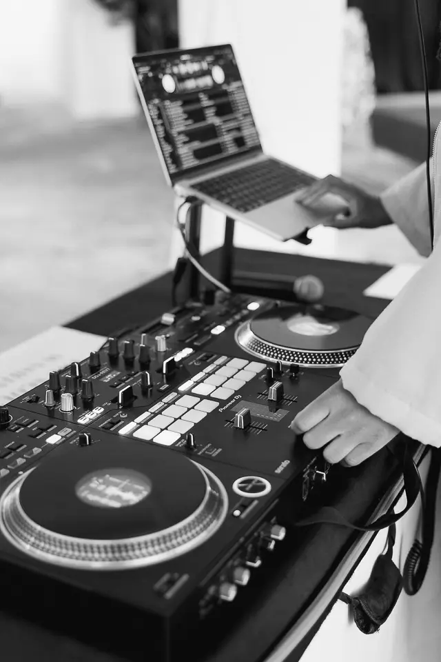The Scout Guide Washington DC launch party dj equipment detail