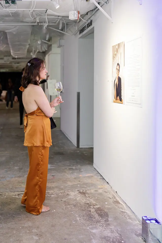 The Scout Guide Washington DC launch party gallery hallway moment
