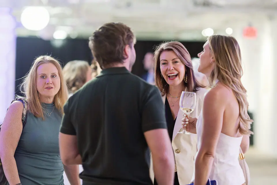 The Scout Guide Washington DC launch party guests chatting