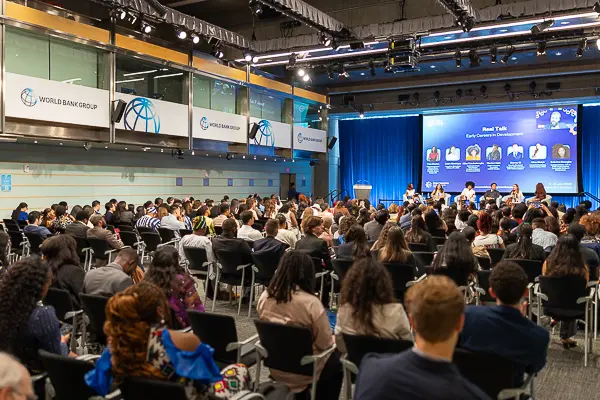 Washington DC event photographer covering a World Bank Group conference panel conversation